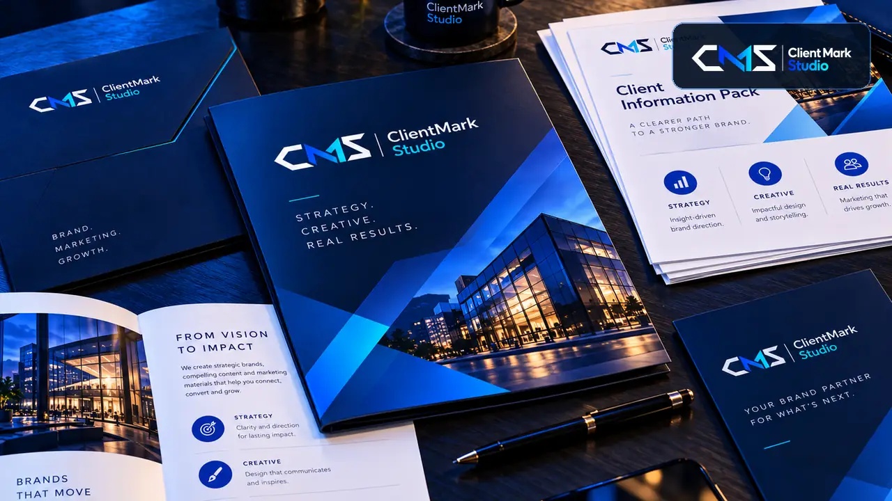 Client welcome guide, onboarding materials and project information pack